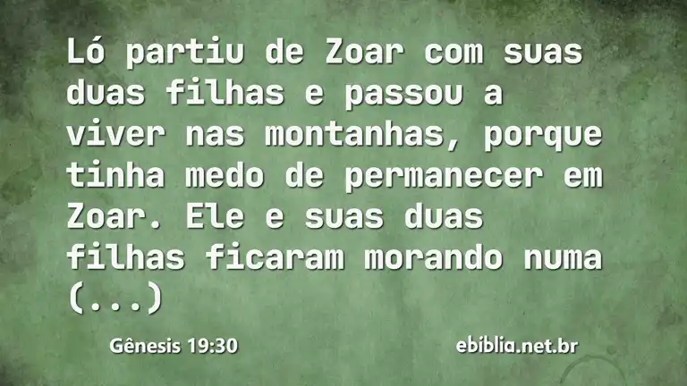 Gênesis 19:30