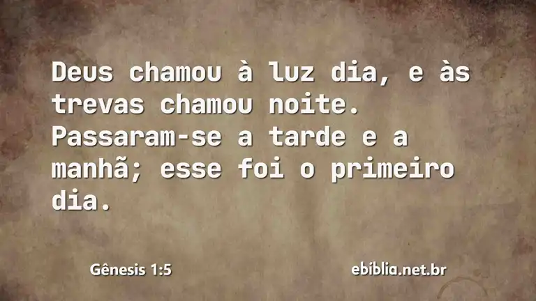 Gênesis 1:5