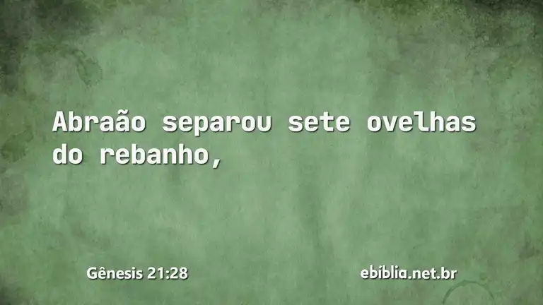 Gênesis 21:28