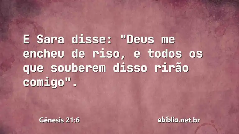 Gênesis 21:6