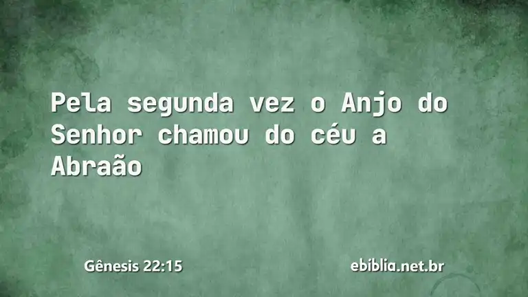 Gênesis 22:15