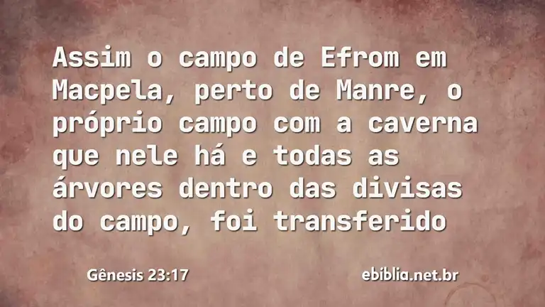 Gênesis 23:17