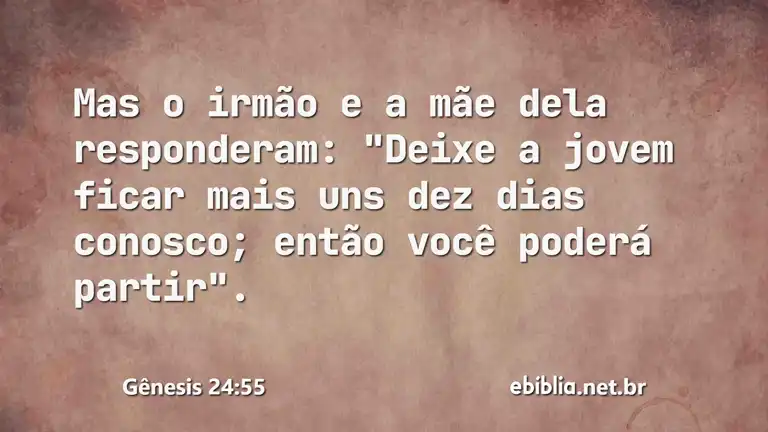 Gênesis 24:55