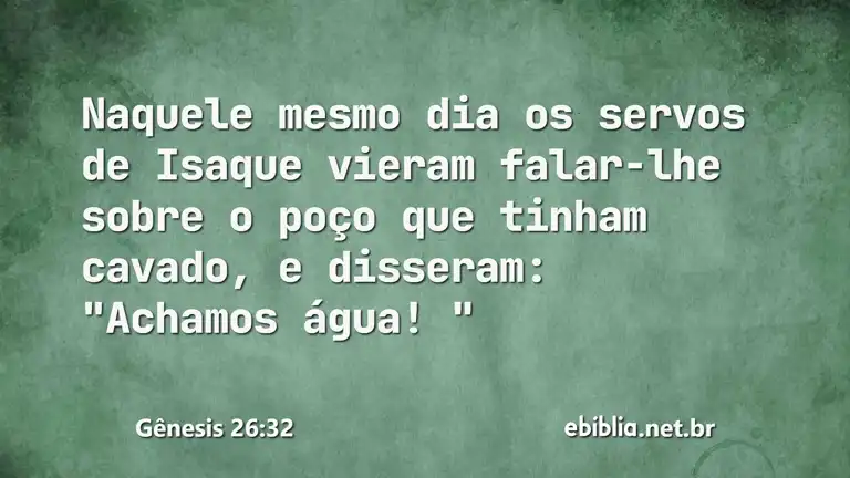 Gênesis 26:32