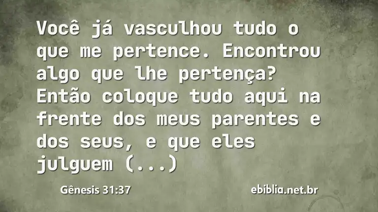 Gênesis 31:37