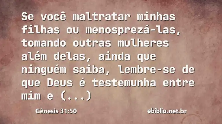 Gênesis 31:50