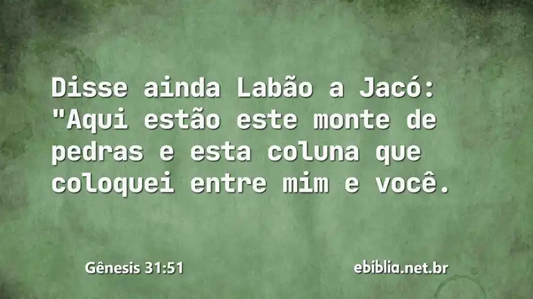 Gênesis 31:51