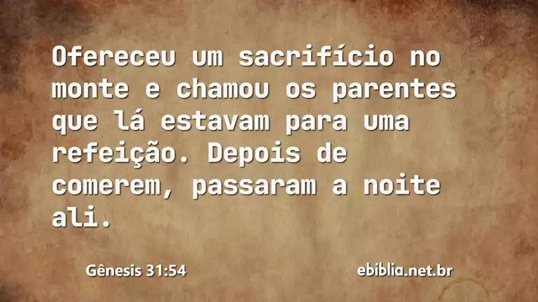 Gênesis 31:54