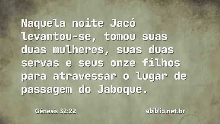 Gênesis 32:22