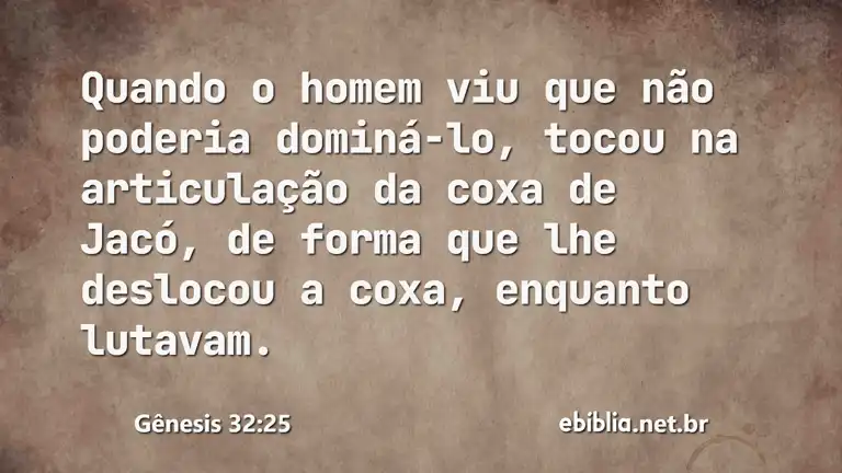 Gênesis 32:25