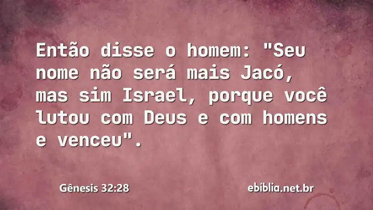 Gênesis 32:28