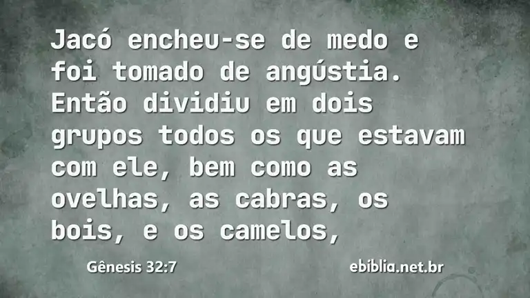 Gênesis 32:7