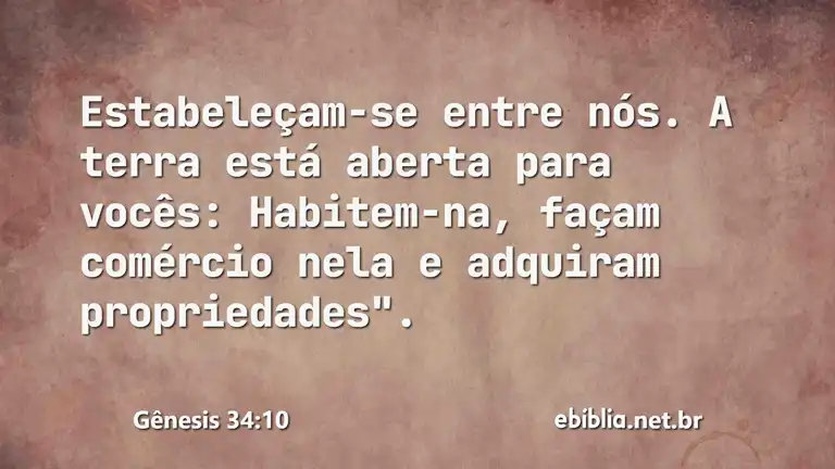 Gênesis 34:10