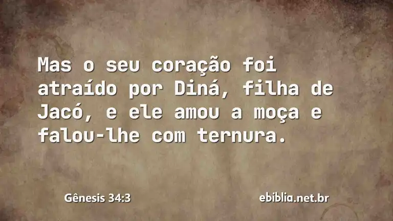 Gênesis 34:3