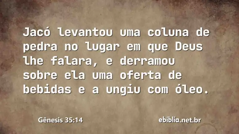 Gênesis 35:14