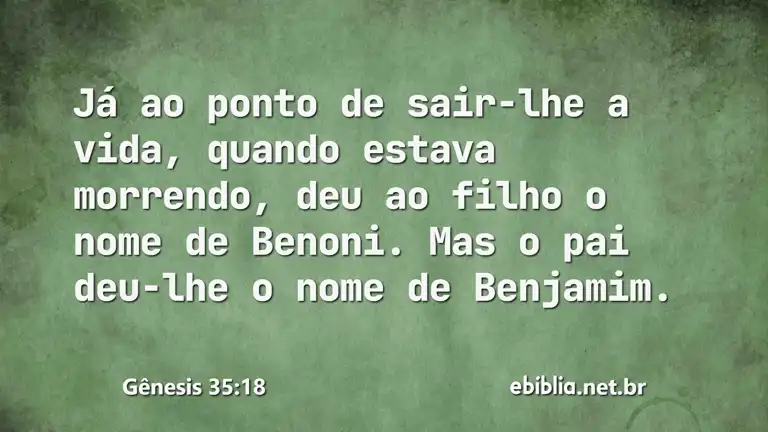 Gênesis 35:18