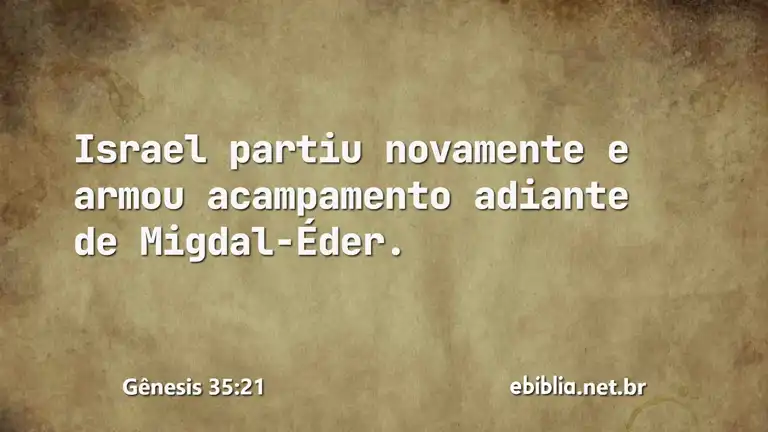 Gênesis 35:21