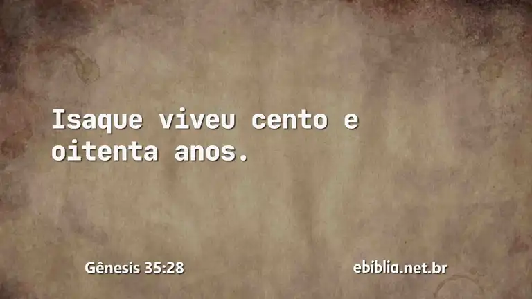 Gênesis 35:28