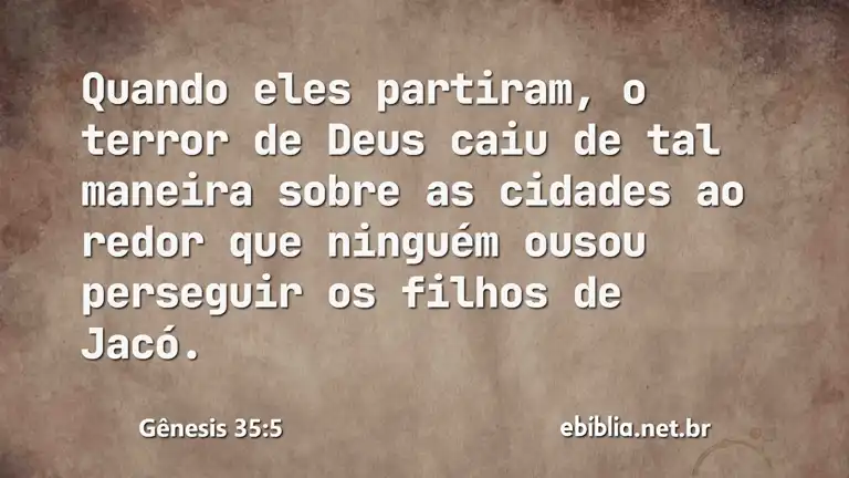 Gênesis 35:5