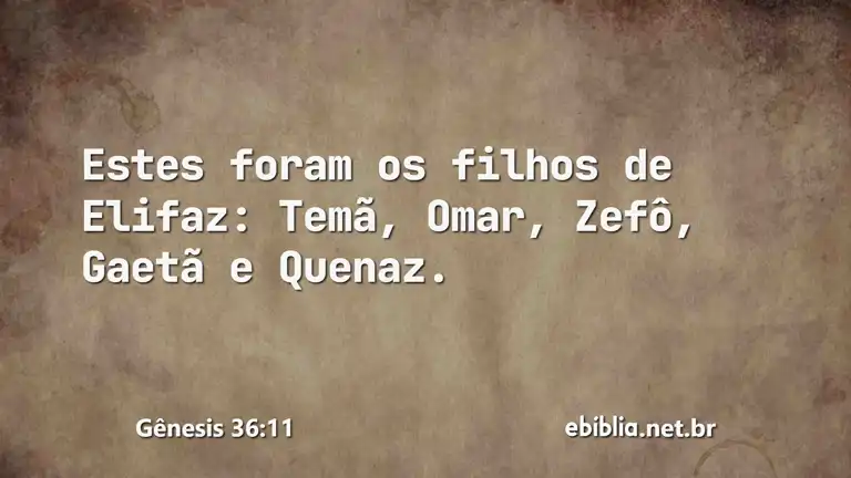 Gênesis 36:11