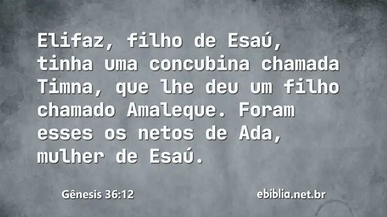 Gênesis 36:12