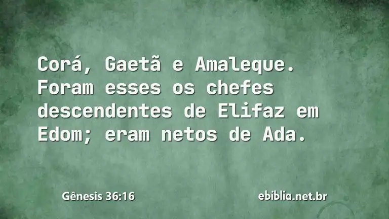 Gênesis 36:16