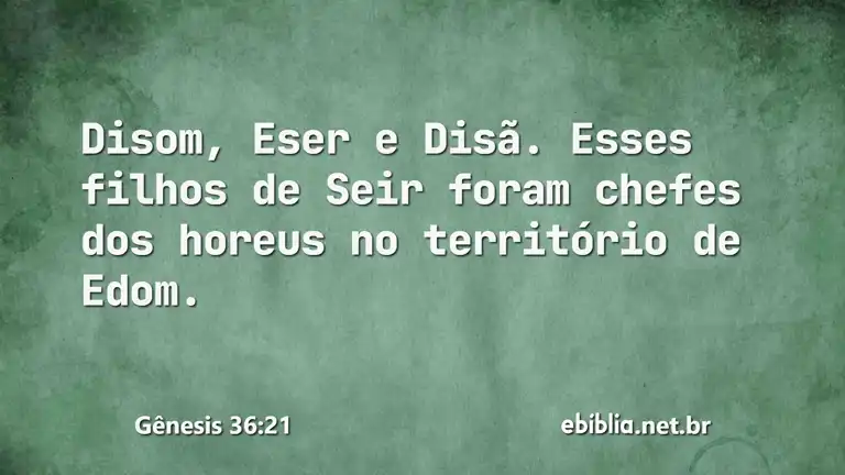 Gênesis 36:21