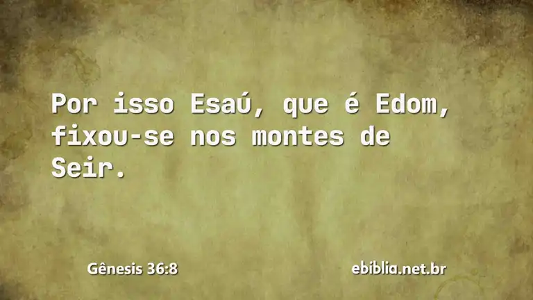 Gênesis 36:8