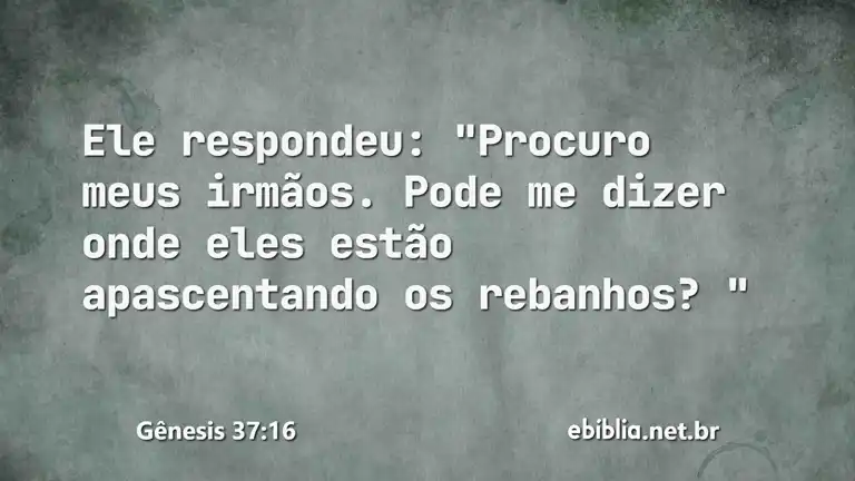 Gênesis 37:16