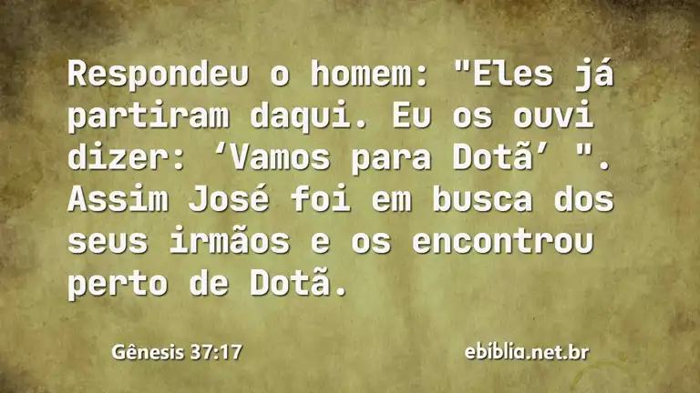 Gênesis 37:17