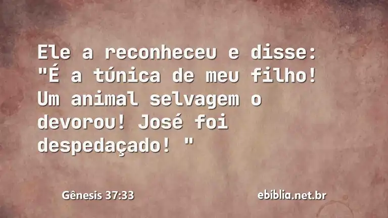 Gênesis 37:33