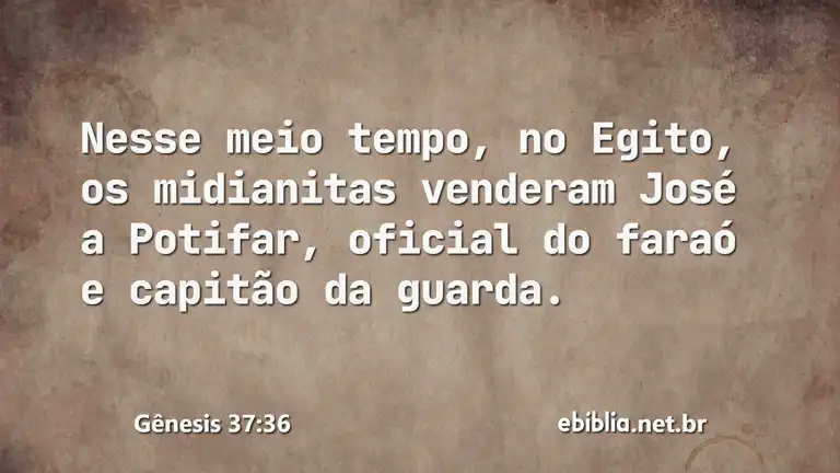 Gênesis 37:36