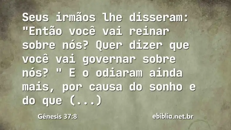 Gênesis 37:8