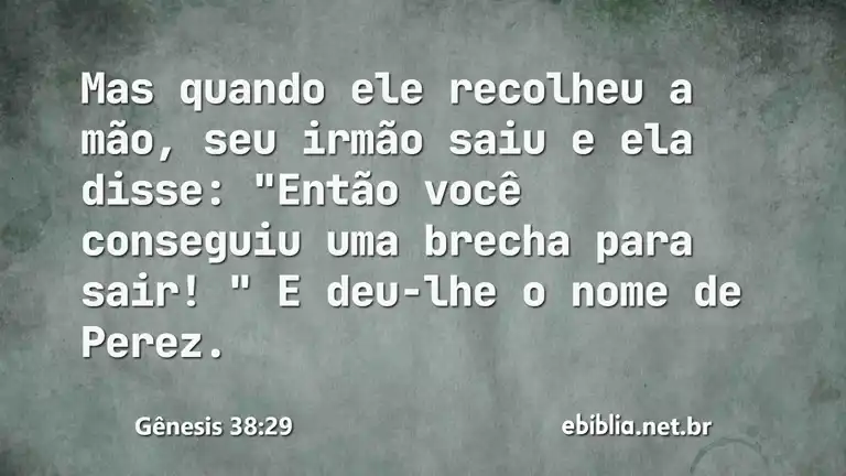 Gênesis 38:29