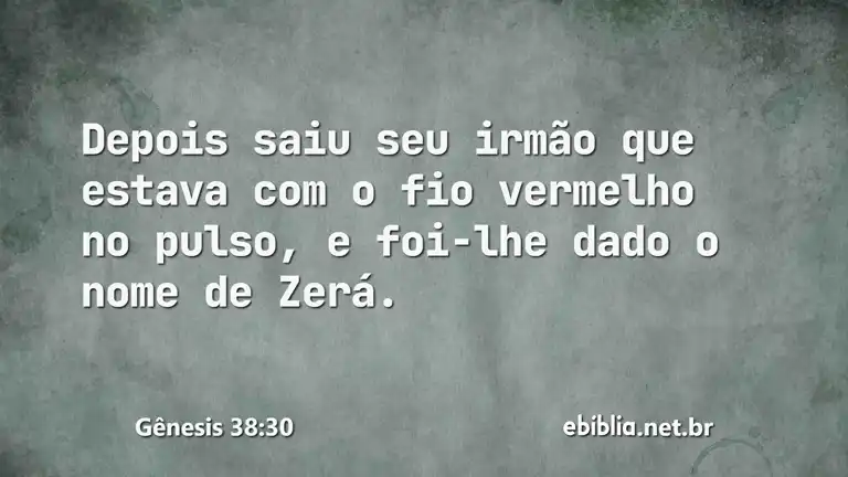 Gênesis 38:30