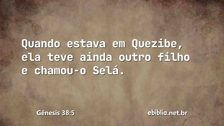 Gênesis 38:5