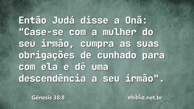 Gênesis 38:8