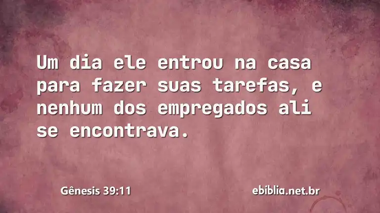 Gênesis 39:11