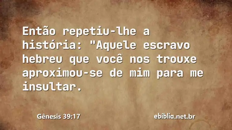 Gênesis 39:17