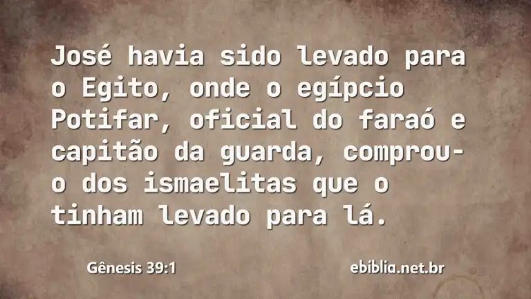 Gênesis 39:1