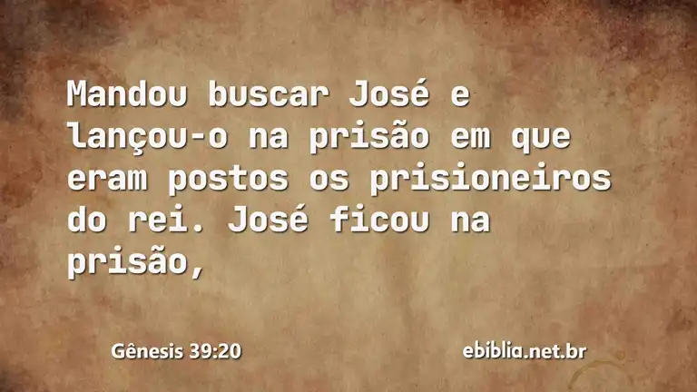 Gênesis 39:20