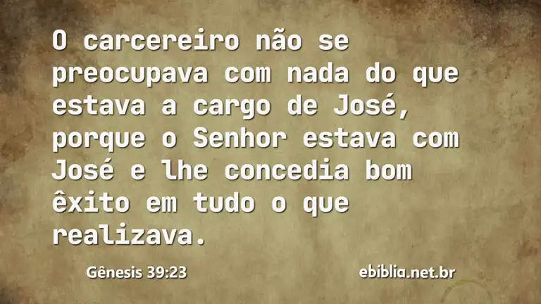 Gênesis 39:23