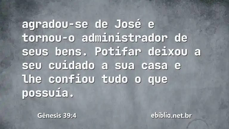 Gênesis 39:4