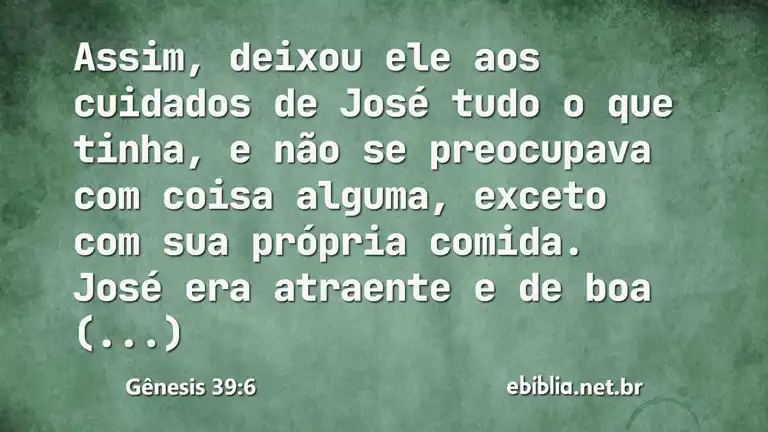 Gênesis 39:6