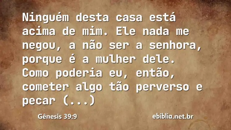 Gênesis 39:9