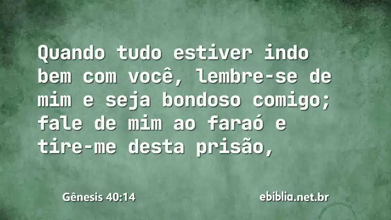 Gênesis 40:14