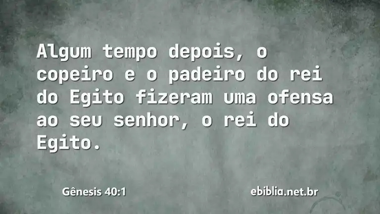 Gênesis 40:1