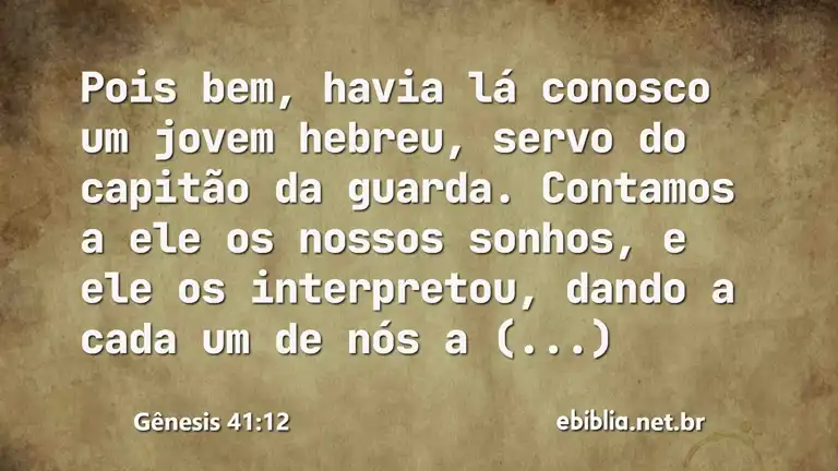 Gênesis 41:12