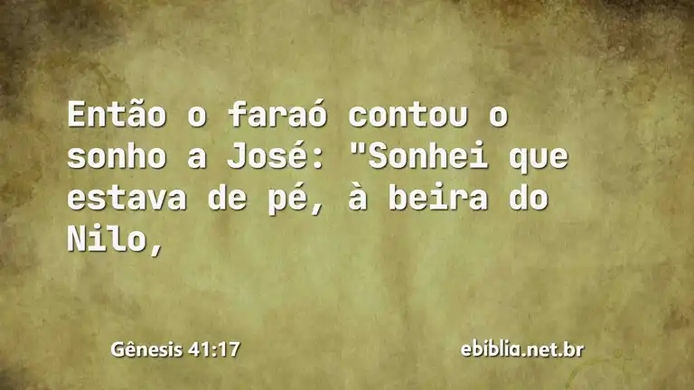 Gênesis 41:17