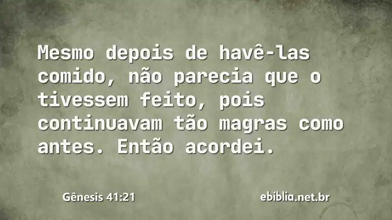 Gênesis 41:21